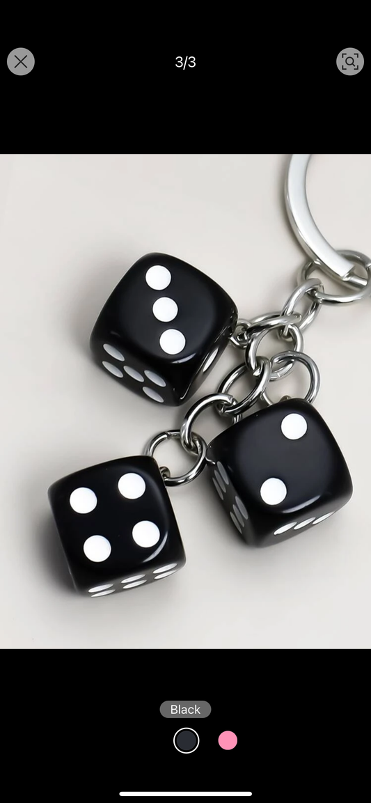 Dice Keychain