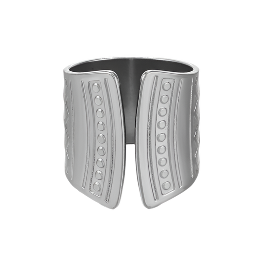 Geometric Cuff Ring