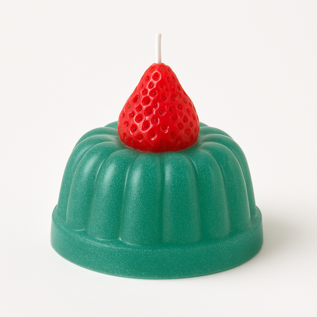Retro Jello Cake Candle