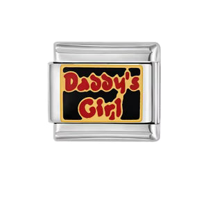 "Daddy's Girl" Italian Charm