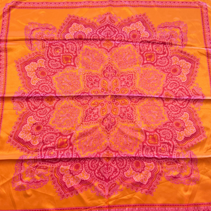 Samantha Orange and Pink Scarf