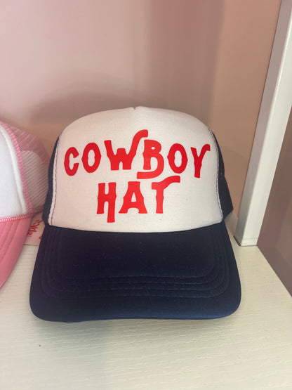 Cowboy Hat Trucker Hat