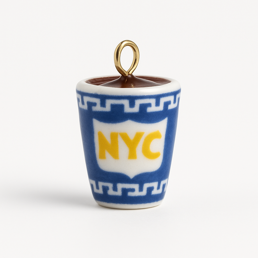 Handmade NYC Coffee Cup Charm