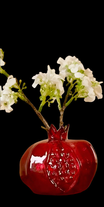 Glass Pomegranate Vase