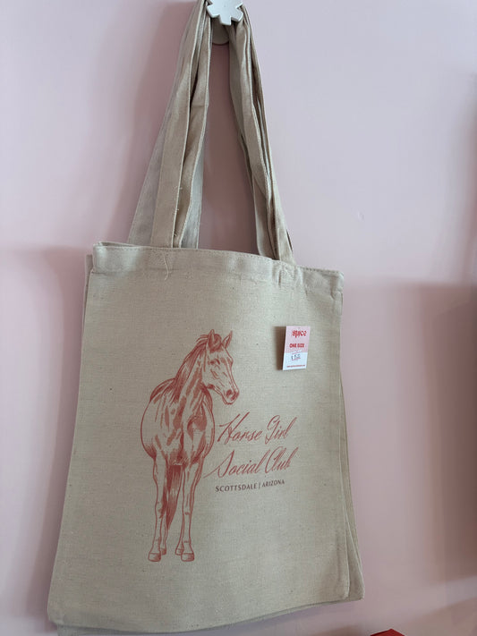 Horse Girl Social Club Tote Bag