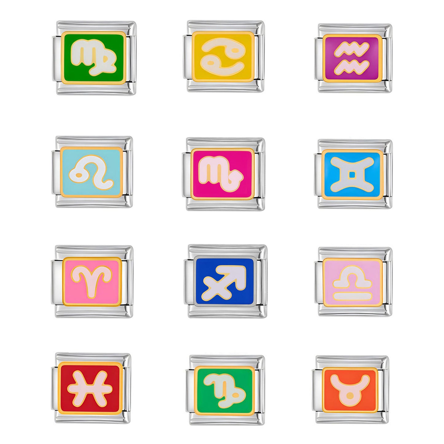 Zodiac Sign Italian Charms
