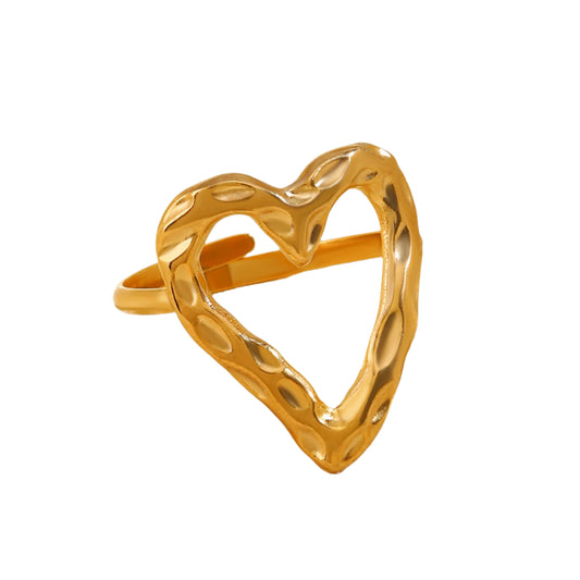 Heart Ring - Gold Plated