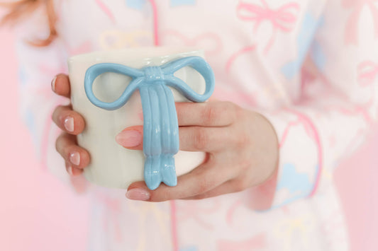Blue Bow Mug