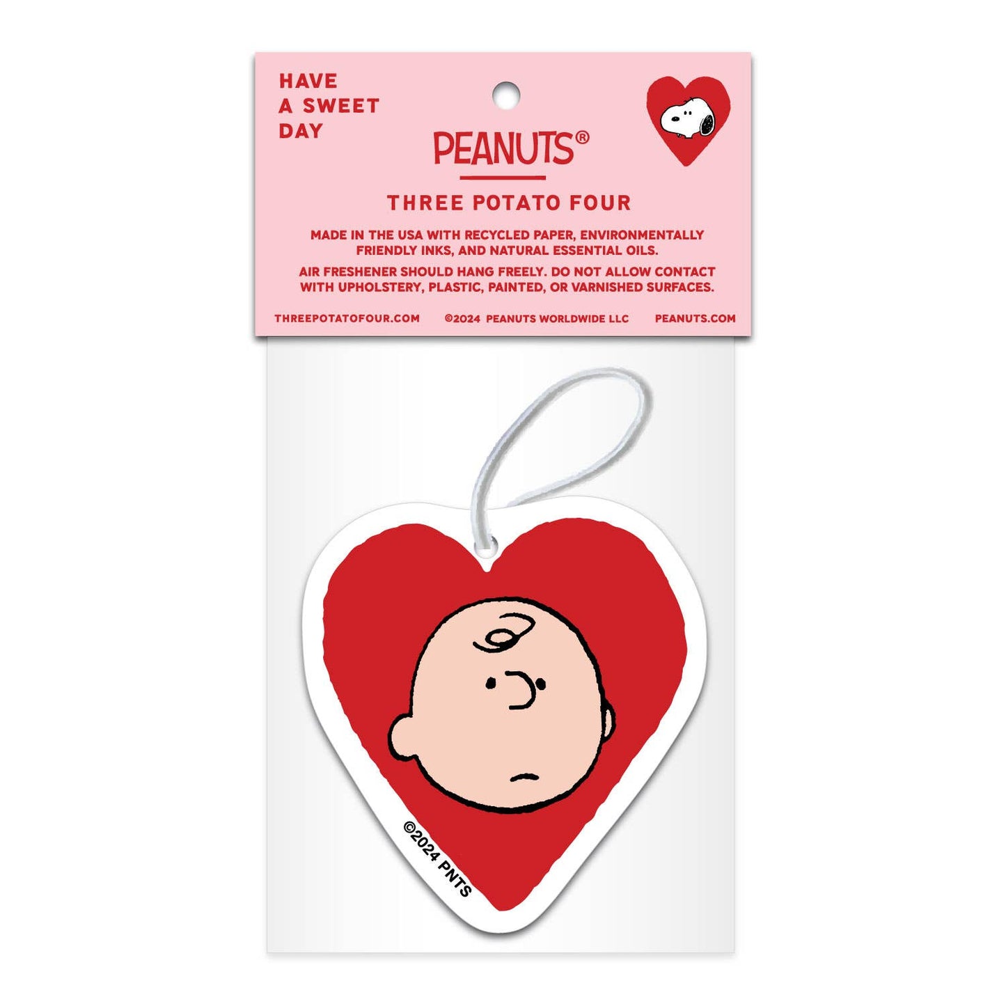 Snoopy Heart Air Freshener (3P4 x Peanuts®)