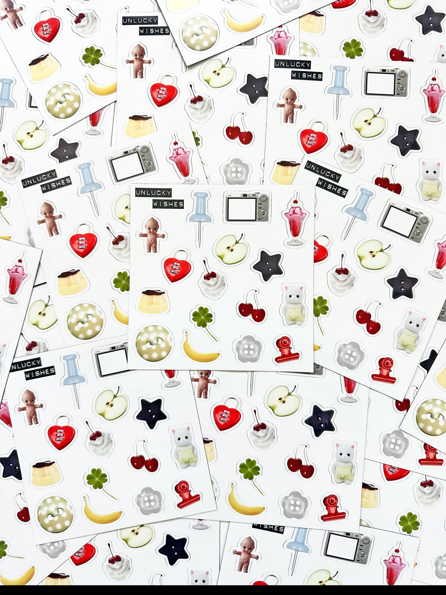 Colorful Trinket Collection Magnet Sheet