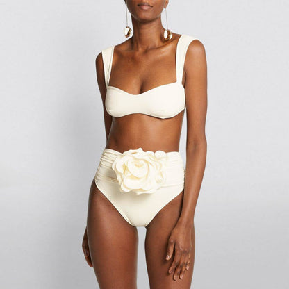 White Flower Bikini (Separates)