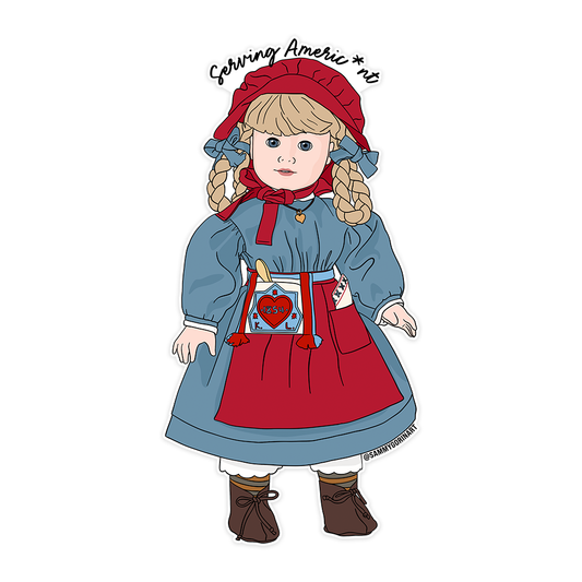 Kirsten "Americnt" American Girl Doll Sticker