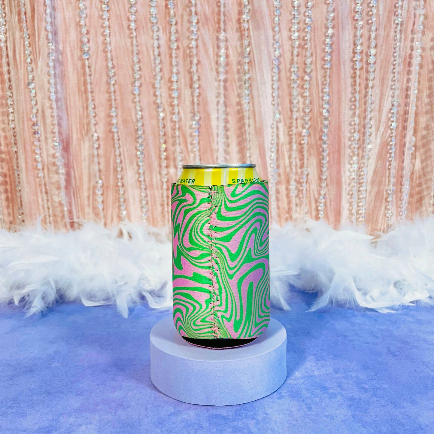 Psychedelic Swirl Koozie