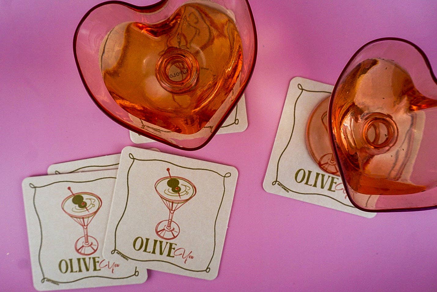 Dirty Martini Coasters