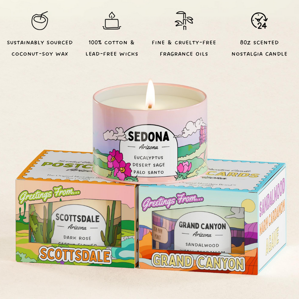 Postcards Scottsdale Destination Candle