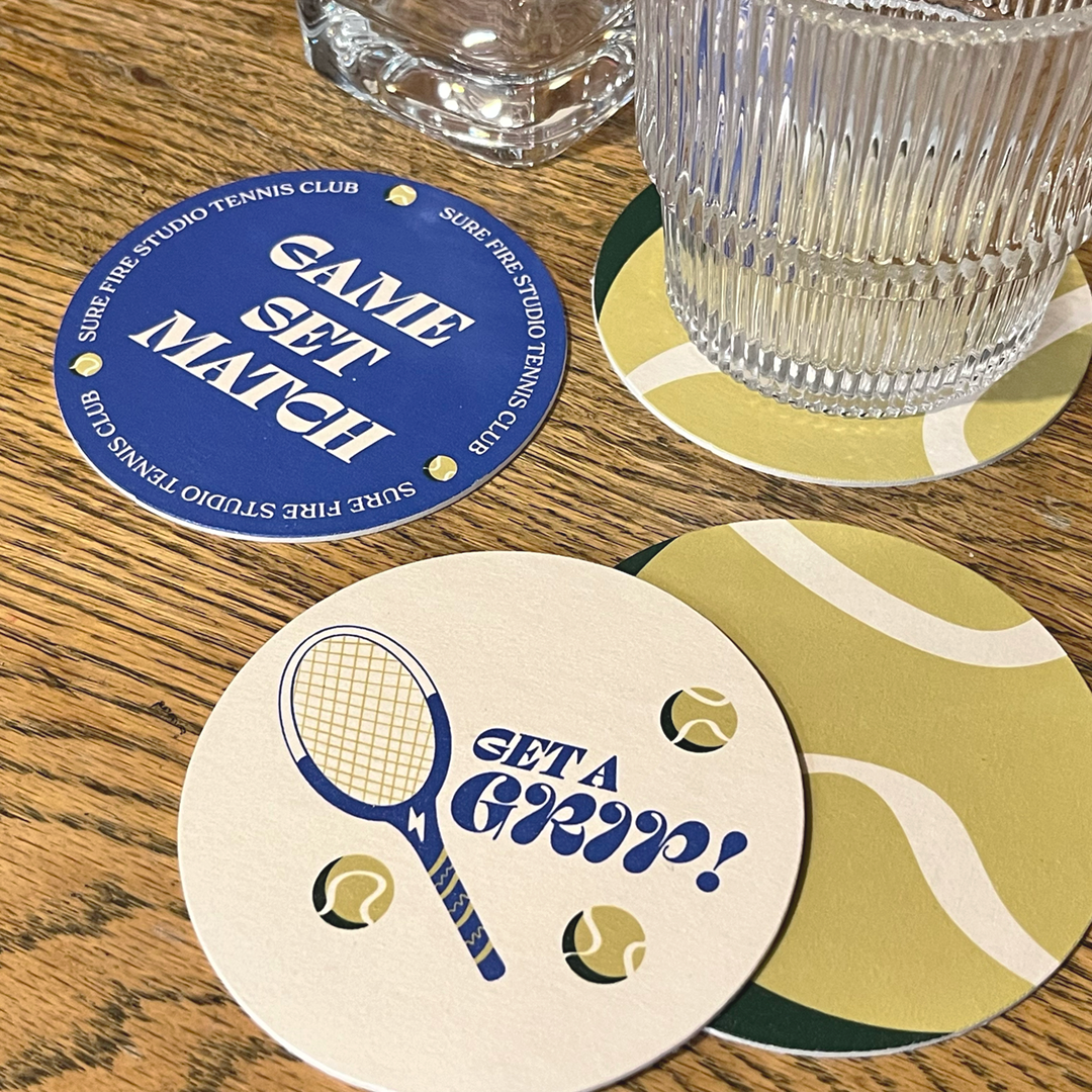 Tennis Match Coasters