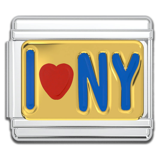 "I <3 NY" Italian Charm