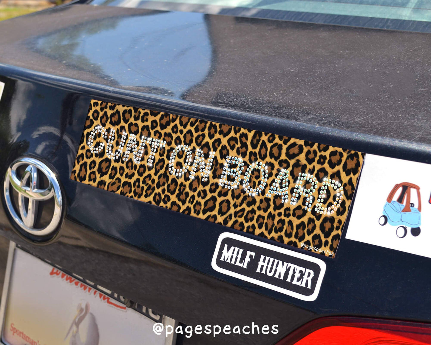 "Cunt On Board" Bumper Sticker Magnet