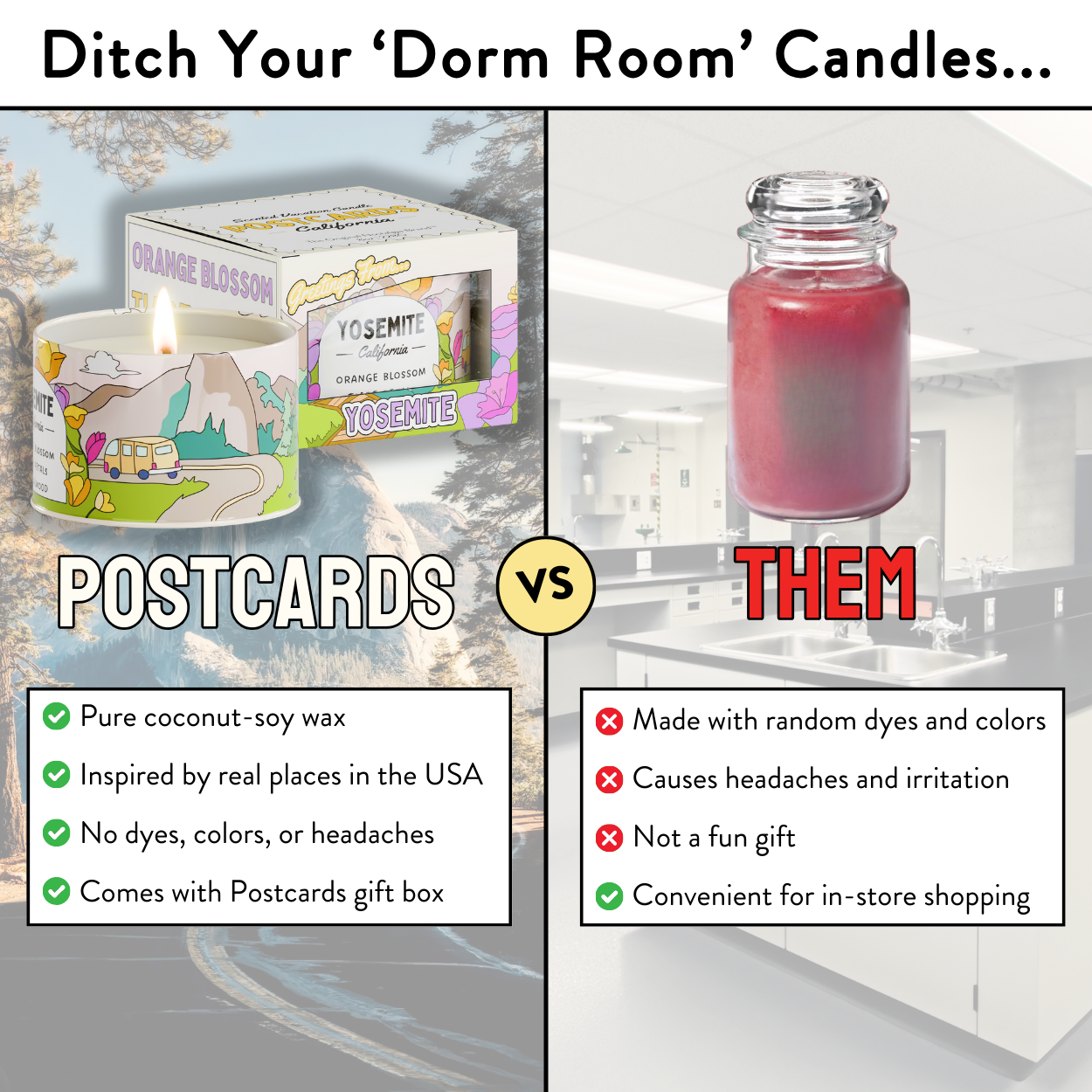 Postcards Scottsdale Destination Candle