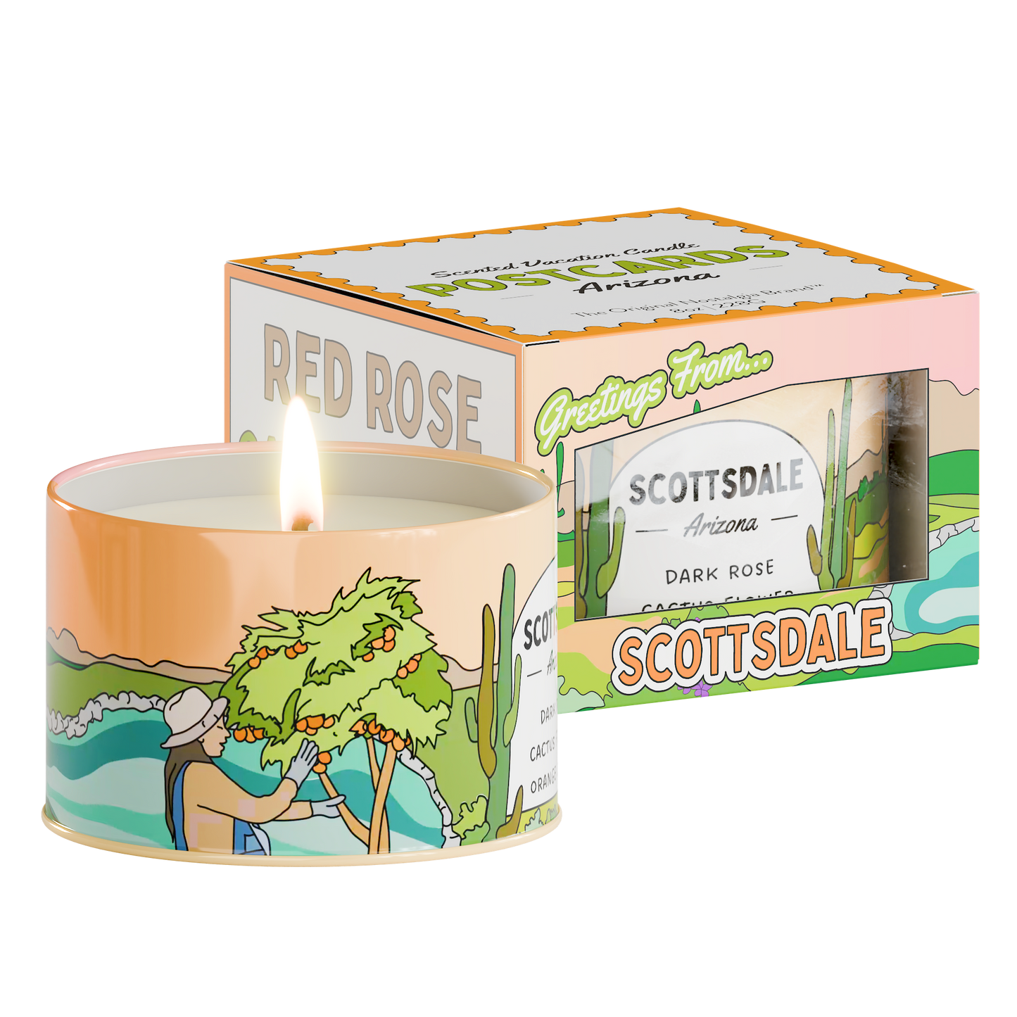 Postcards Scottsdale Destination Candle