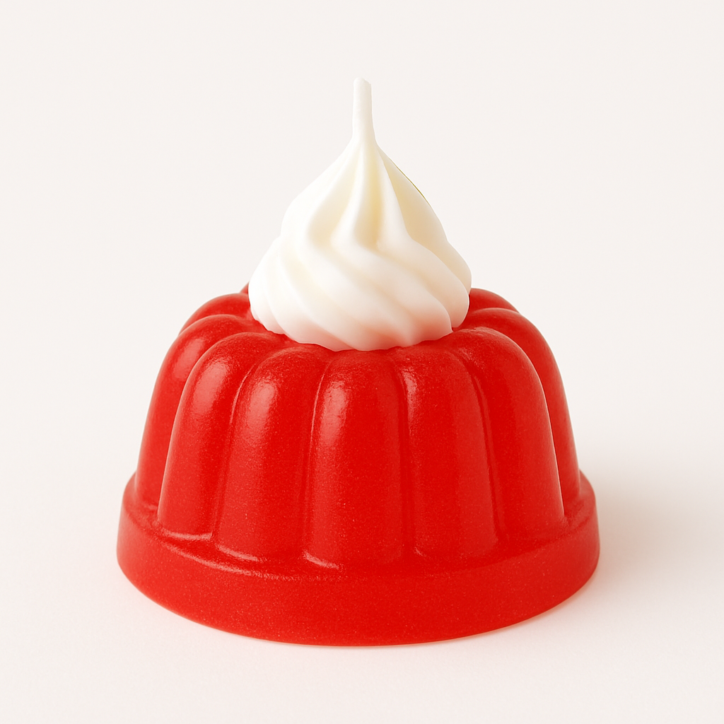 Retro Jello Cake Candle