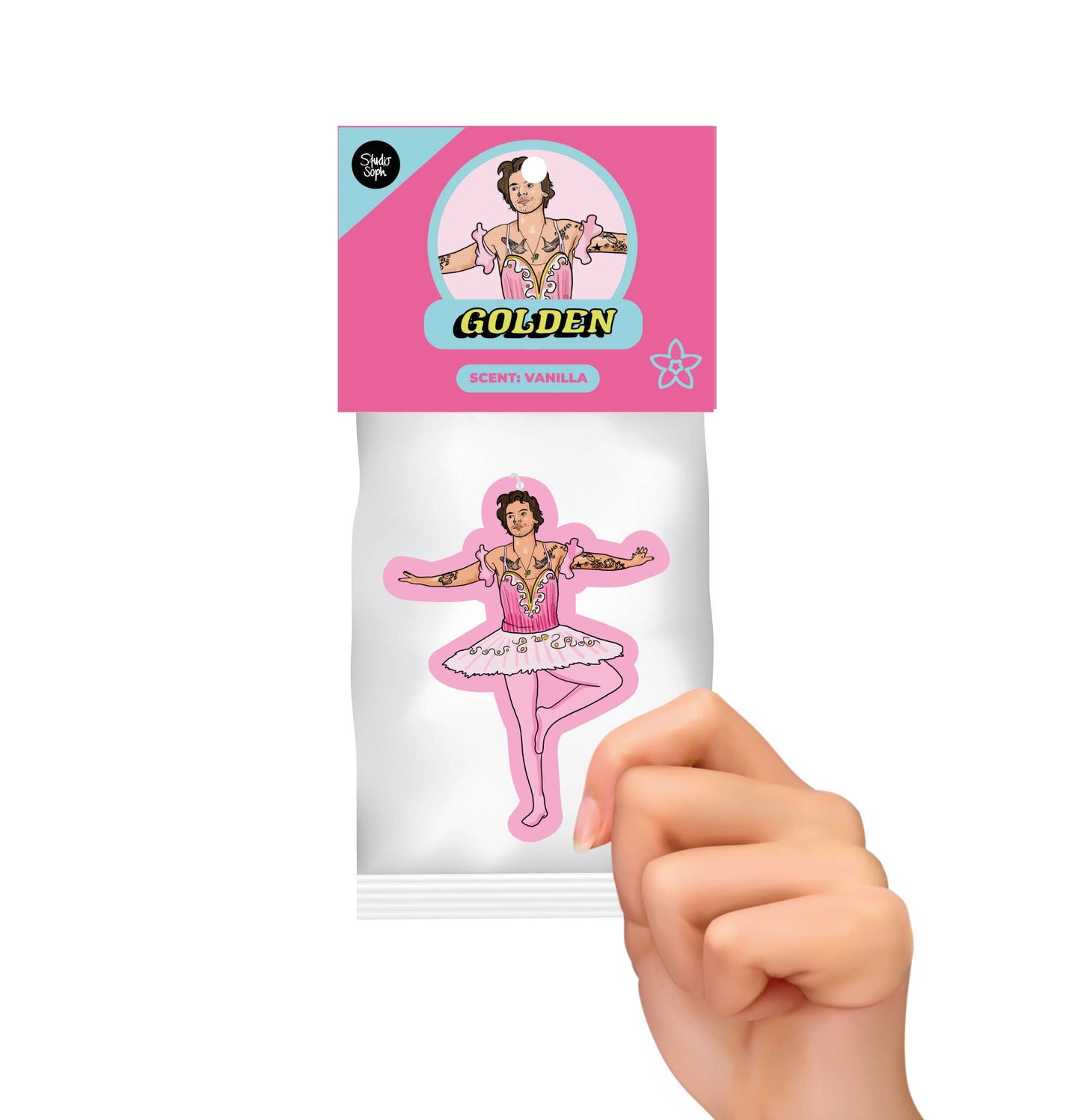 Harry Styles "Golden" Vanilla Air Freshener