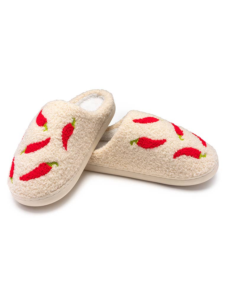 Spicy Chili Pepper Slippers