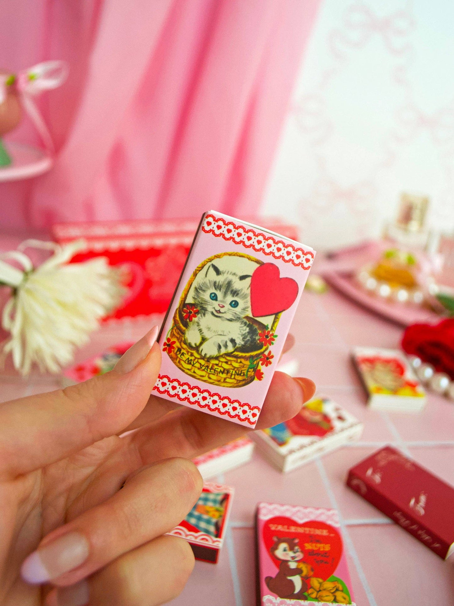 Vintage Valentine's Day Matches