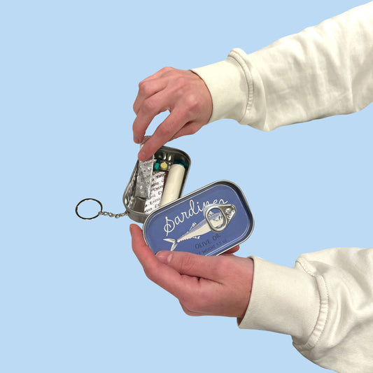 Sardine Tin Bag Charm