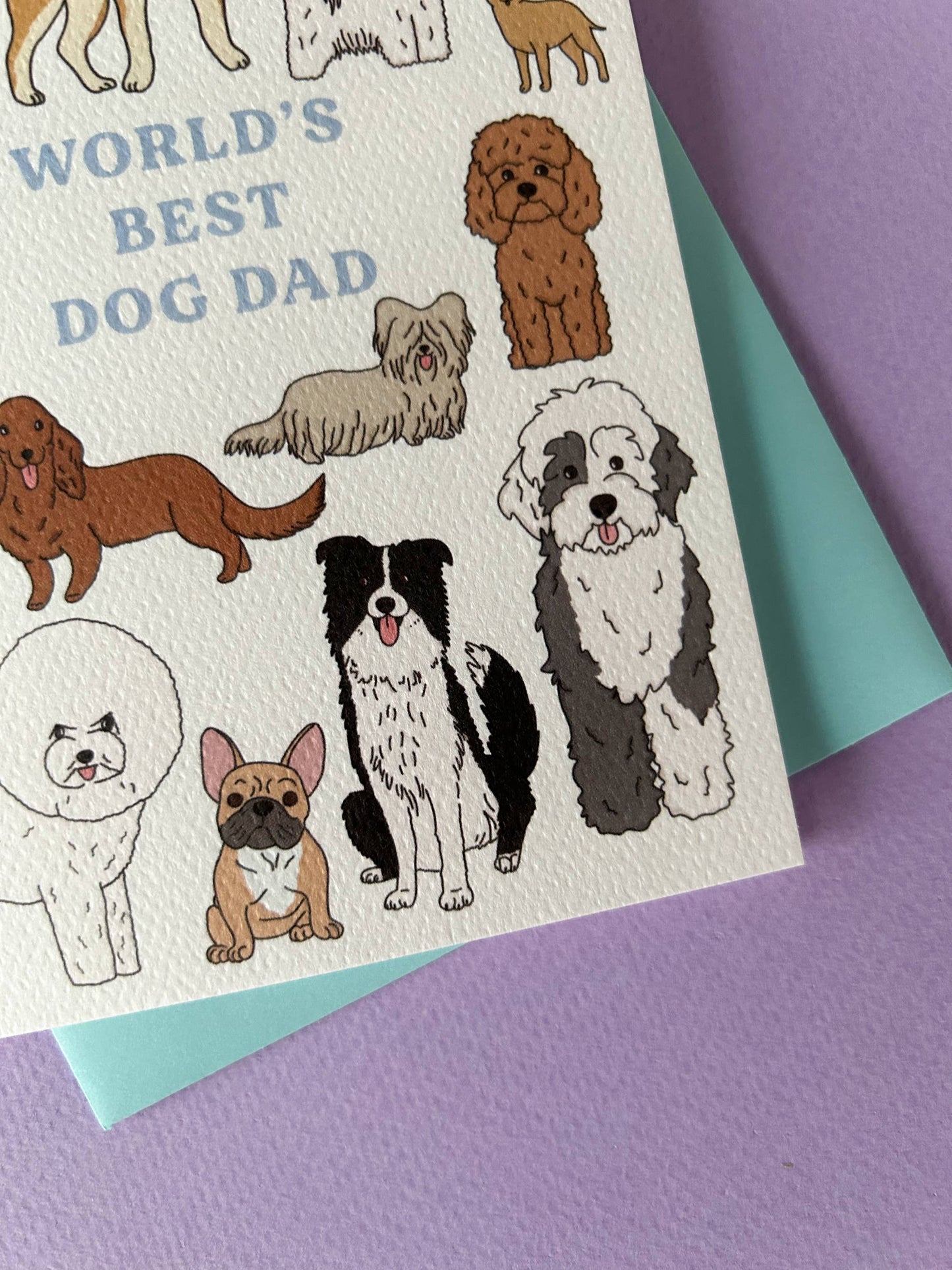 Best Dog Dad Greeting Card