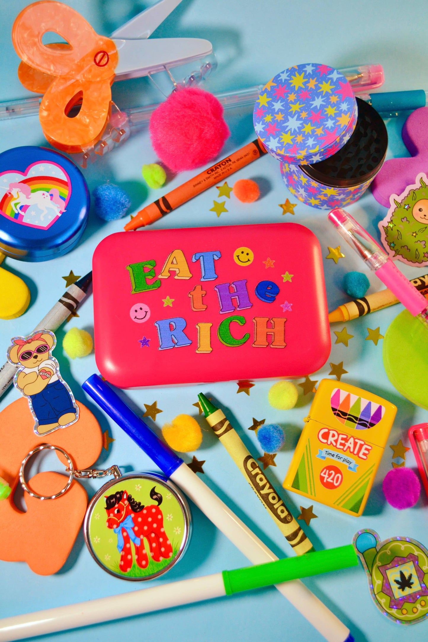 "Eat The Rich" Stash Box