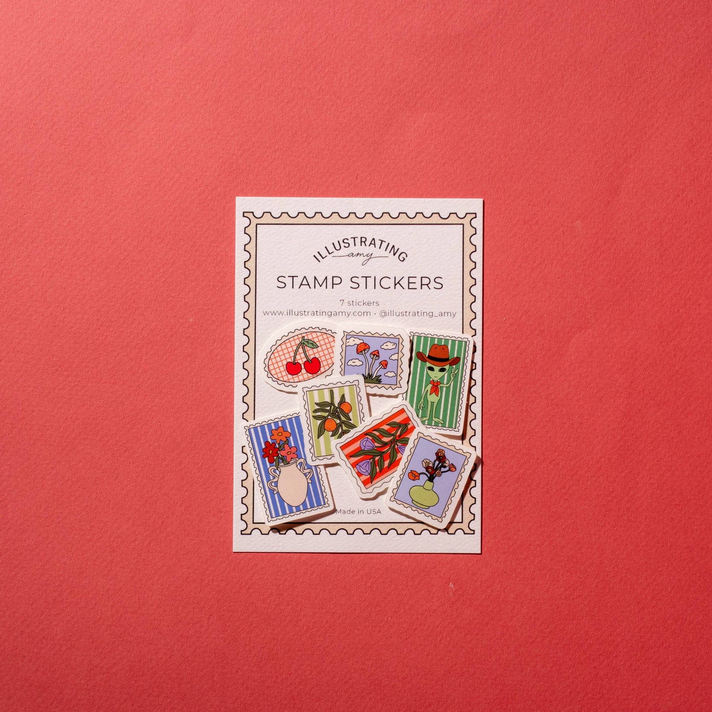 Stamp Sticker Collection