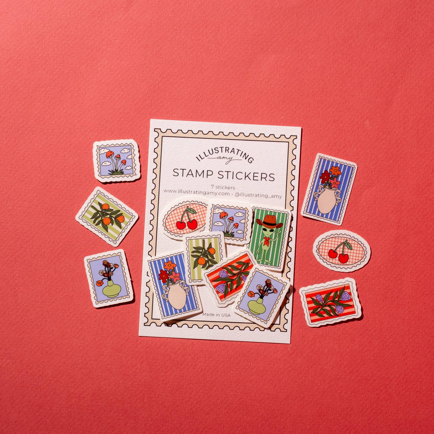 Stamp Sticker Collection