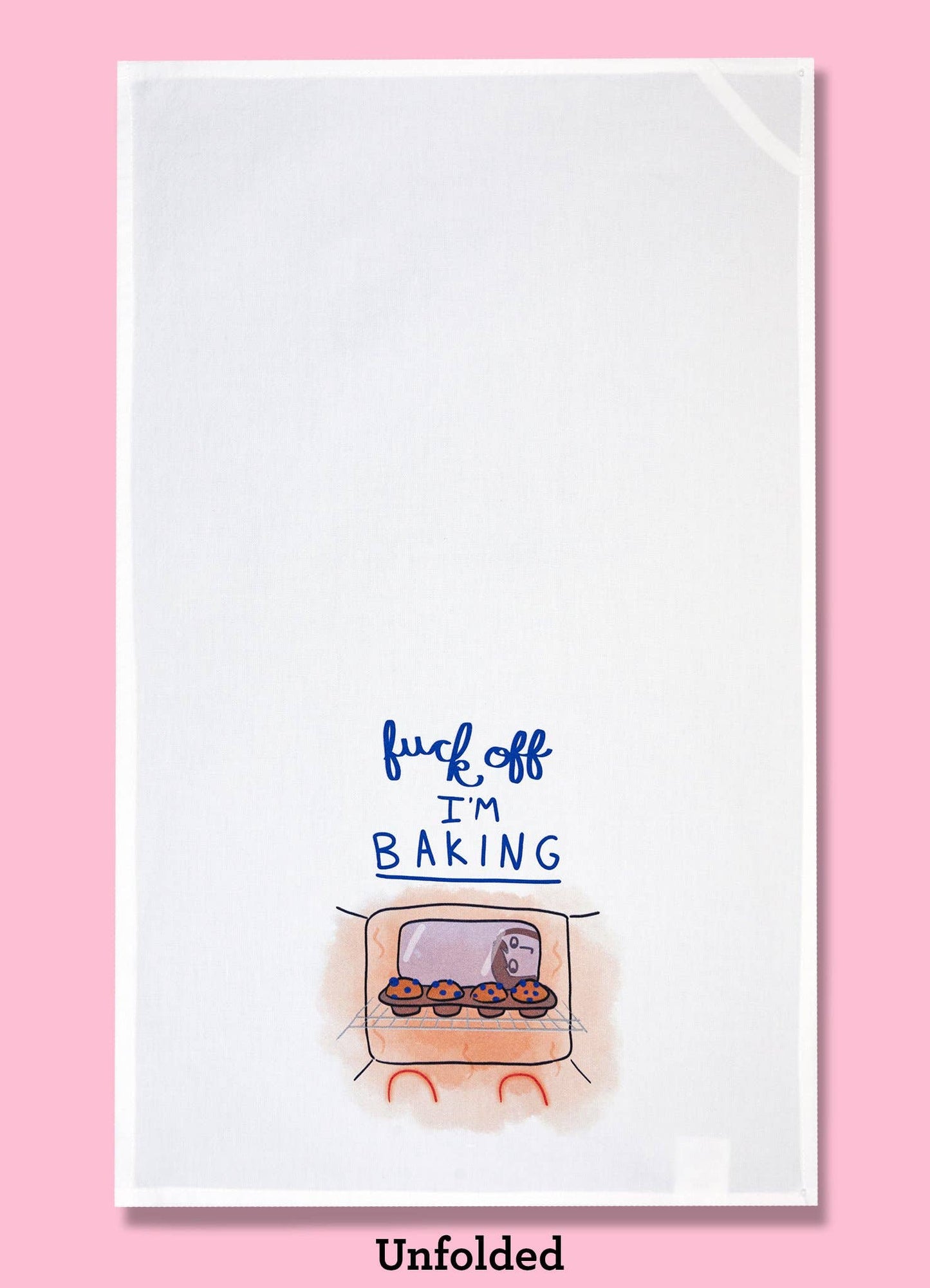 "Fuck Off, I'm Baking" Dishtowel