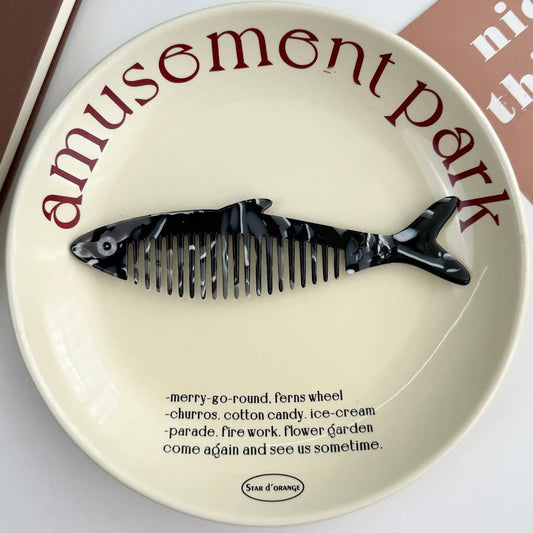 Black Sardine Acetate Comb