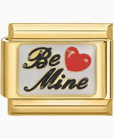 Be Mine (Gold) Italian Charm