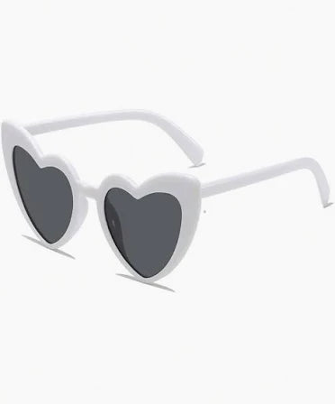 White Heart Sunglasses