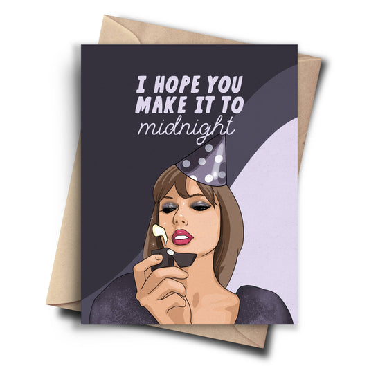 Midnights Taylor Swift - Birthday Card